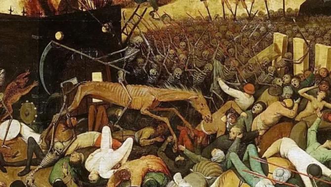 Black Death in 1346 to 1353